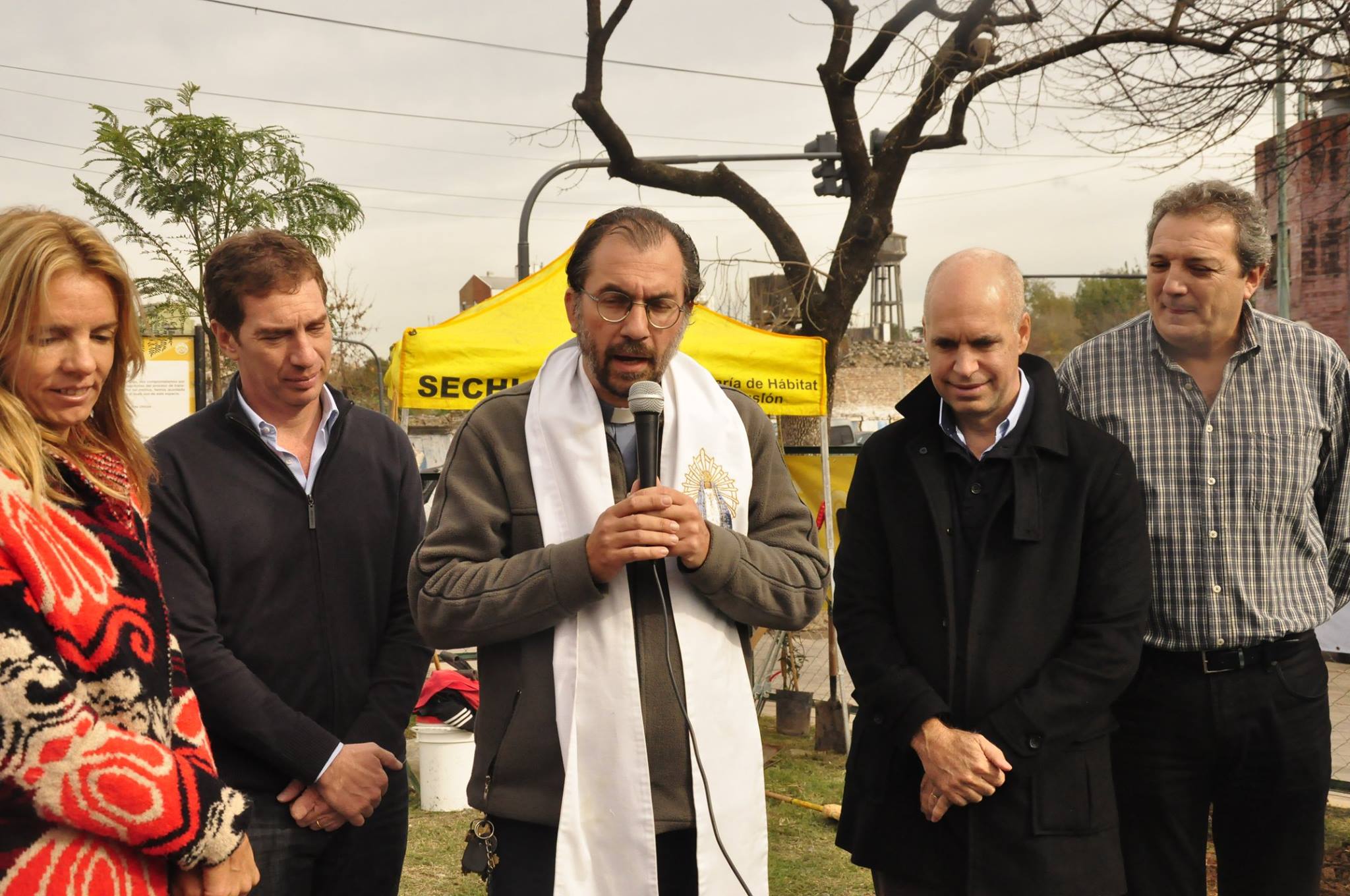 Inauguración de la Plaza de la Paz