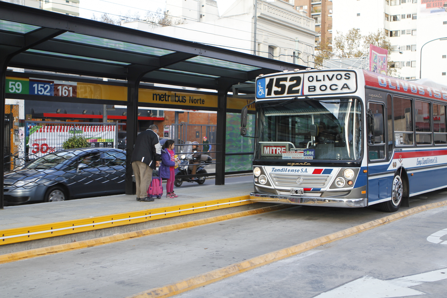 Metrobus Norte en funcionamiento
