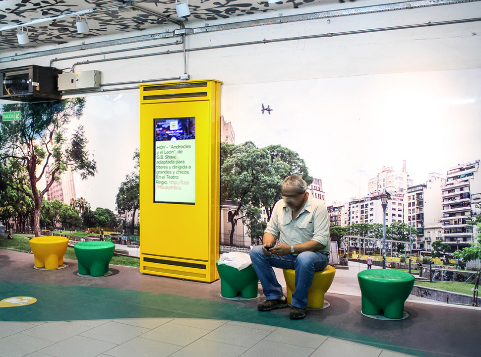 Disfrutá de WiFi gratuito en todas las estaciones de la Línea D