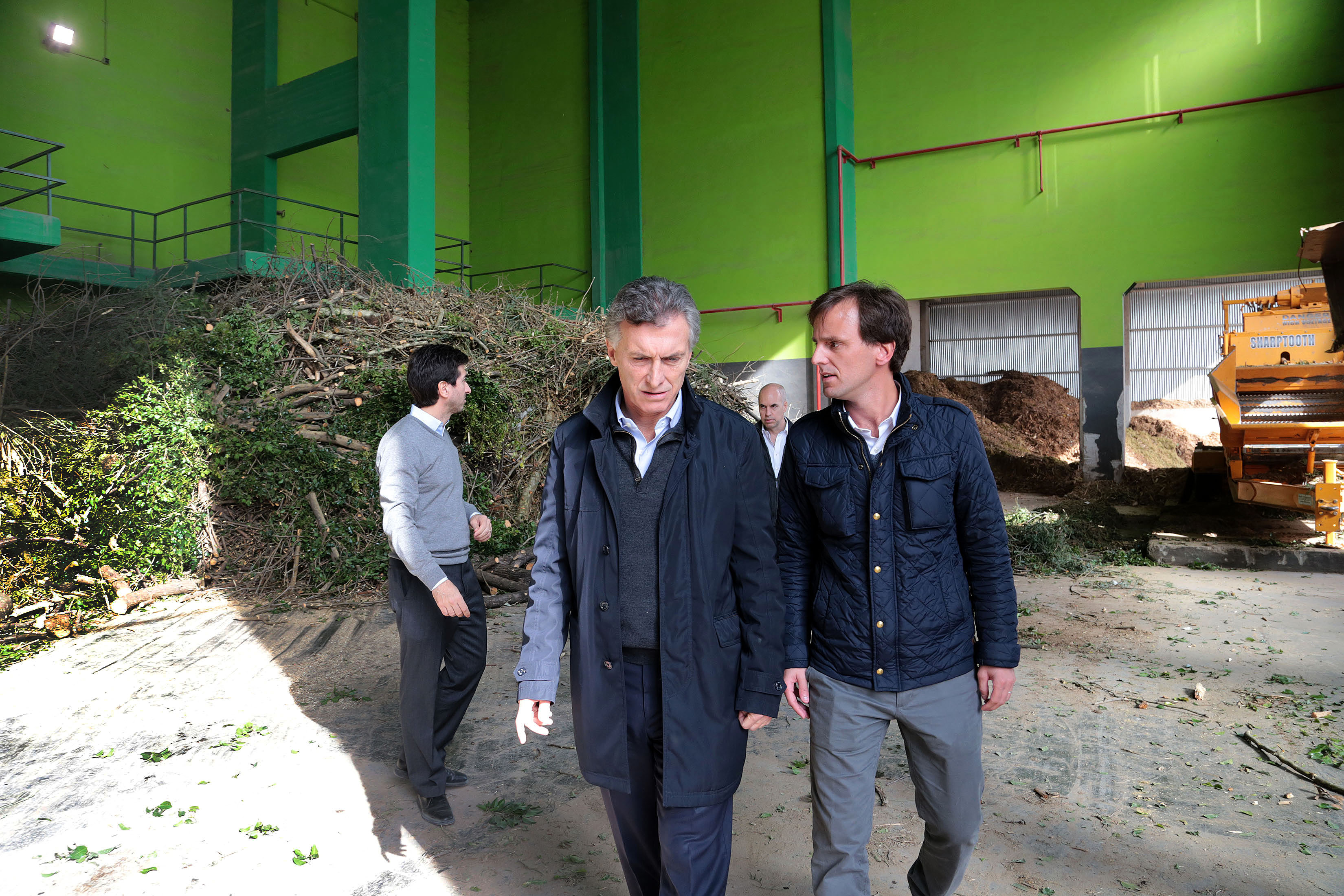 La nueva planta para el reciclado de residuos forestales en Villa Soldati