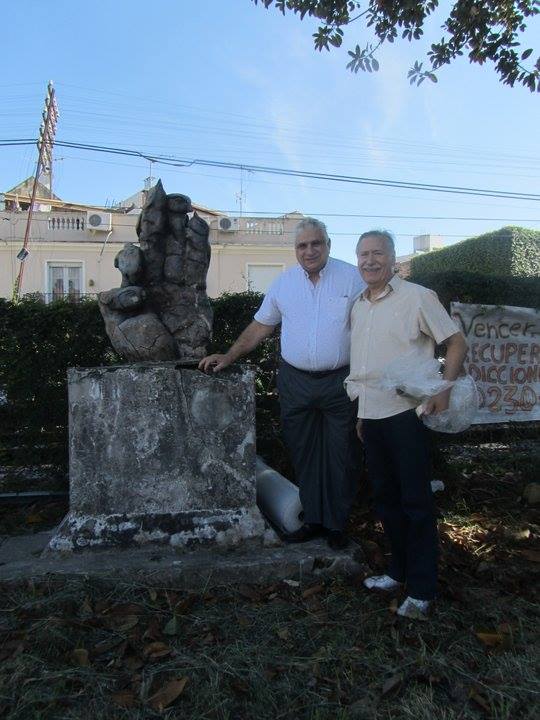 Restauración de “La Mano, árbol de vida”