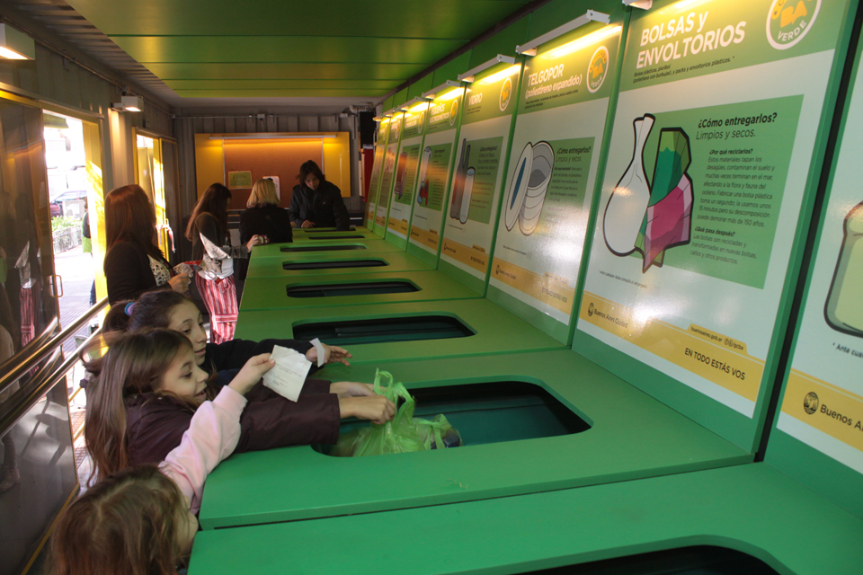 Los puntos verdes ya recibieron más de 800 mil kilos de basura reciclable