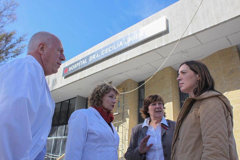 Avanzan las obras en el Hospital Grierson de Villa Lugano