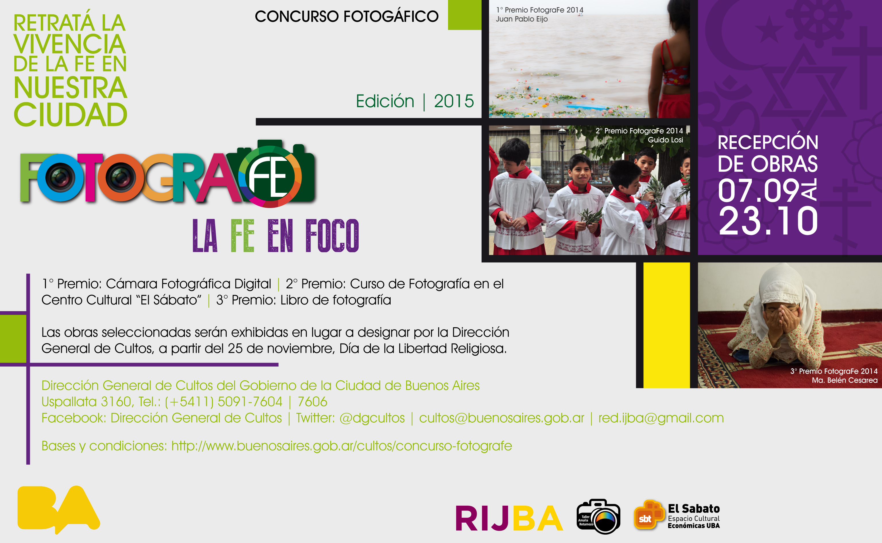 Segunda edición del concurso fotográfico  “Fotografe: la Fe en foco”