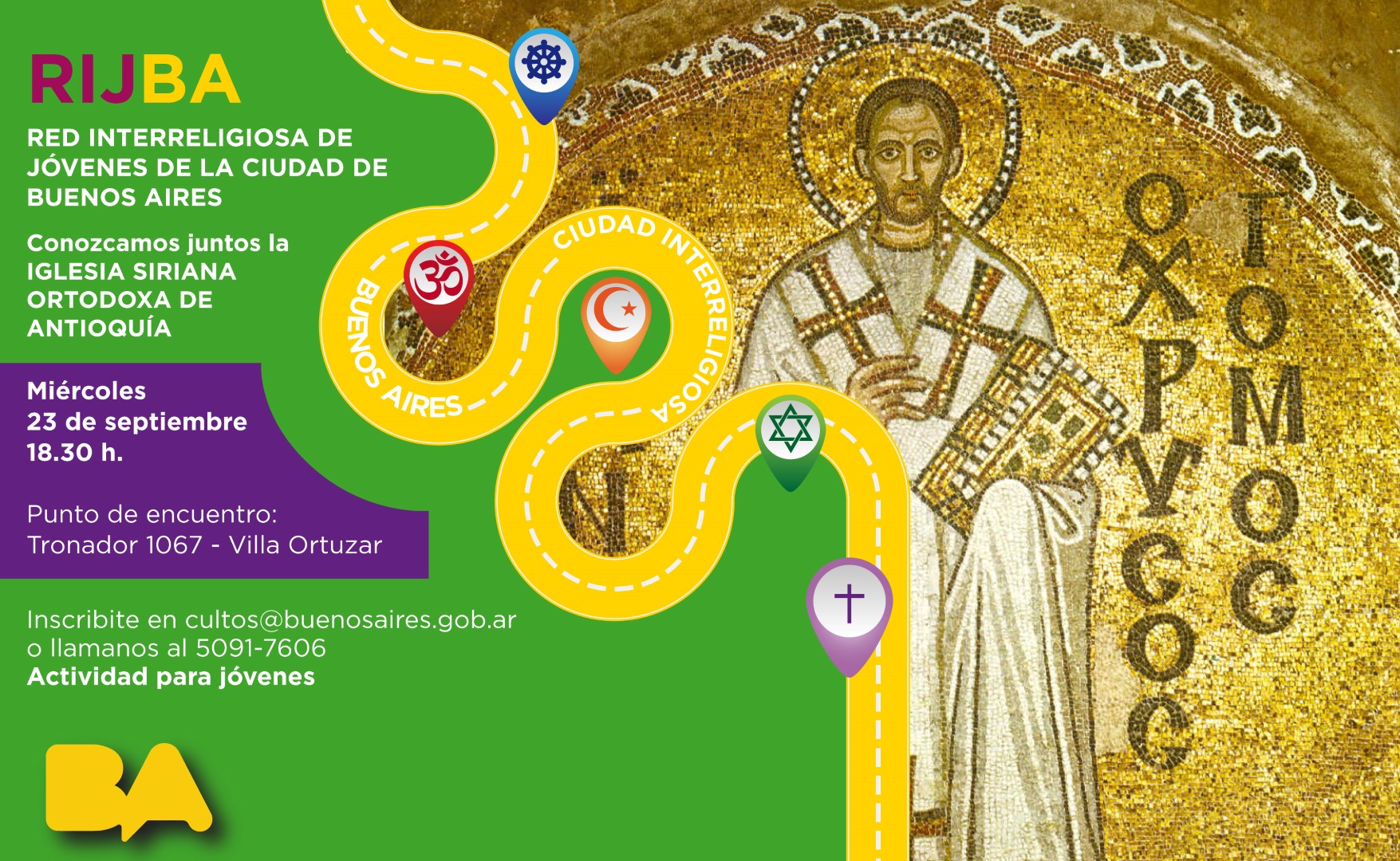 Buenos Aires interreligiosa: Visita a la iglesia siriana ortodoxa de Antioquia