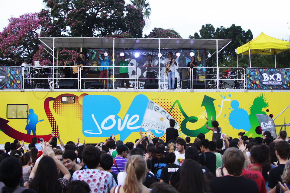 El camión de BxB llegó a Parque Patricios