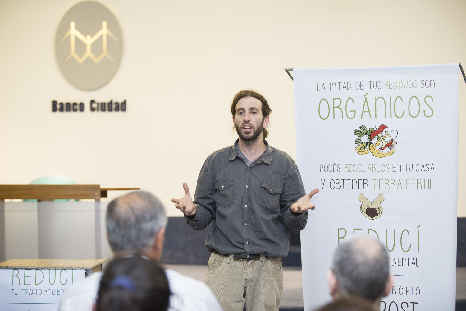 El Banco Ciudad se sumó al compostaje