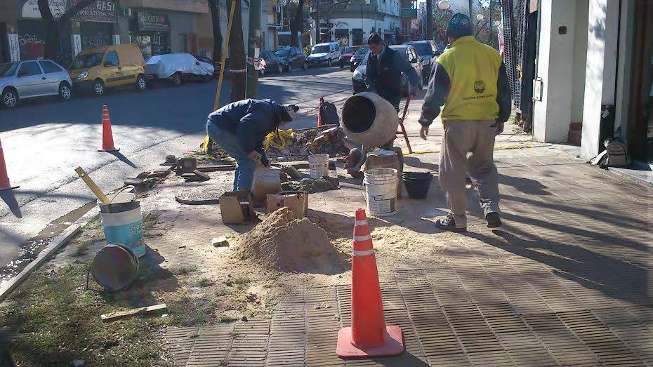 Obra de reparación de veredas y obras conexas en Comuna 11