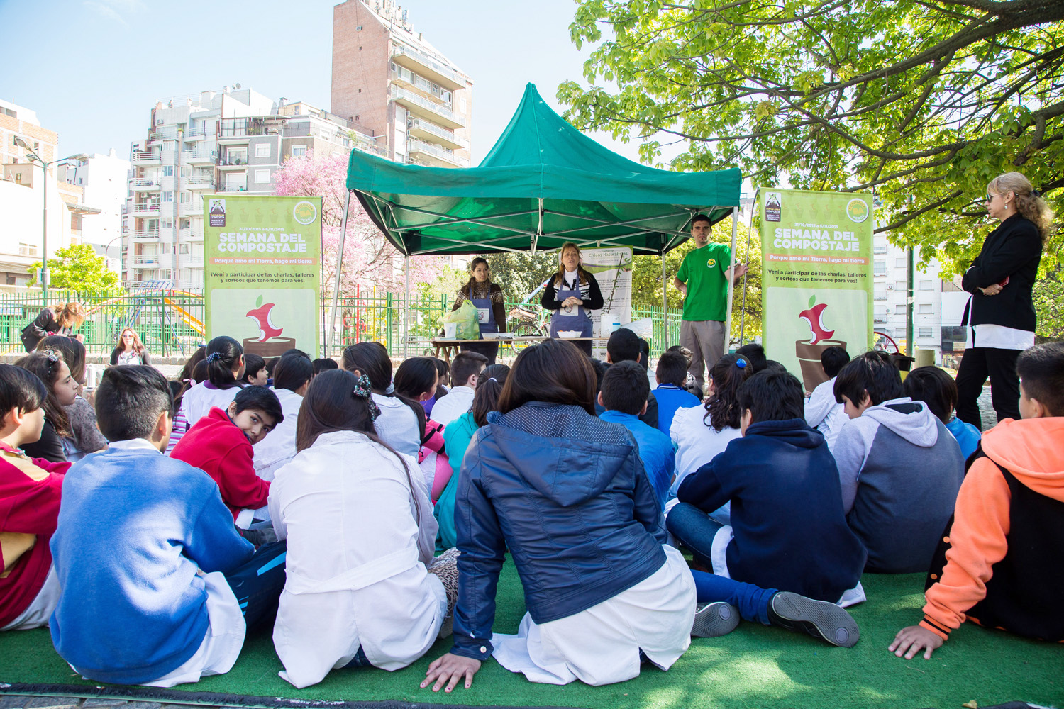 Con talleres, juegos y gran participación del público, finalizó la Semana del Compostaje