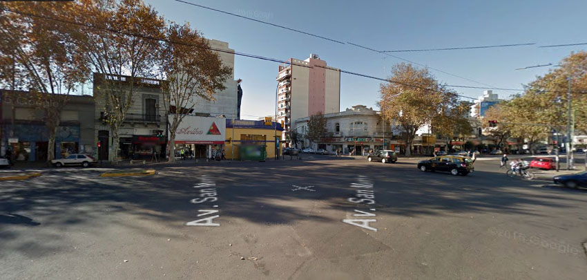 Ordenamiento del tránsito en A. M. Cervantes y av. San Martín