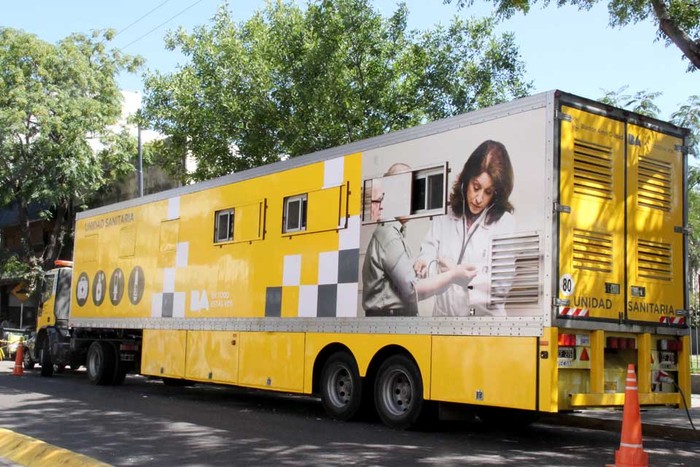 La Unidad Sanitaria Móvil en los barrios