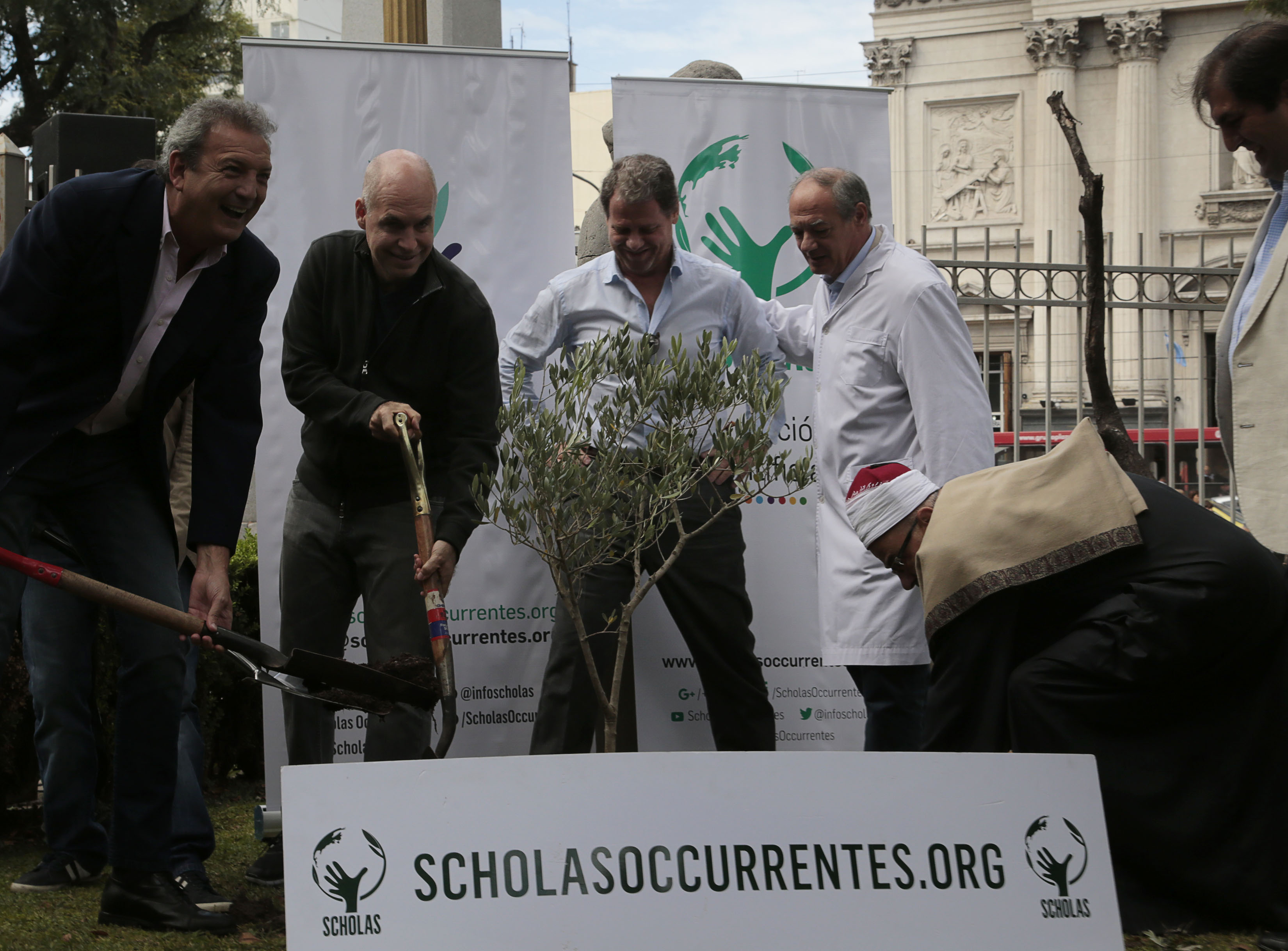 Horacio Rodríguez Larreta participó de un homenaje al Papa Francisco en Flores