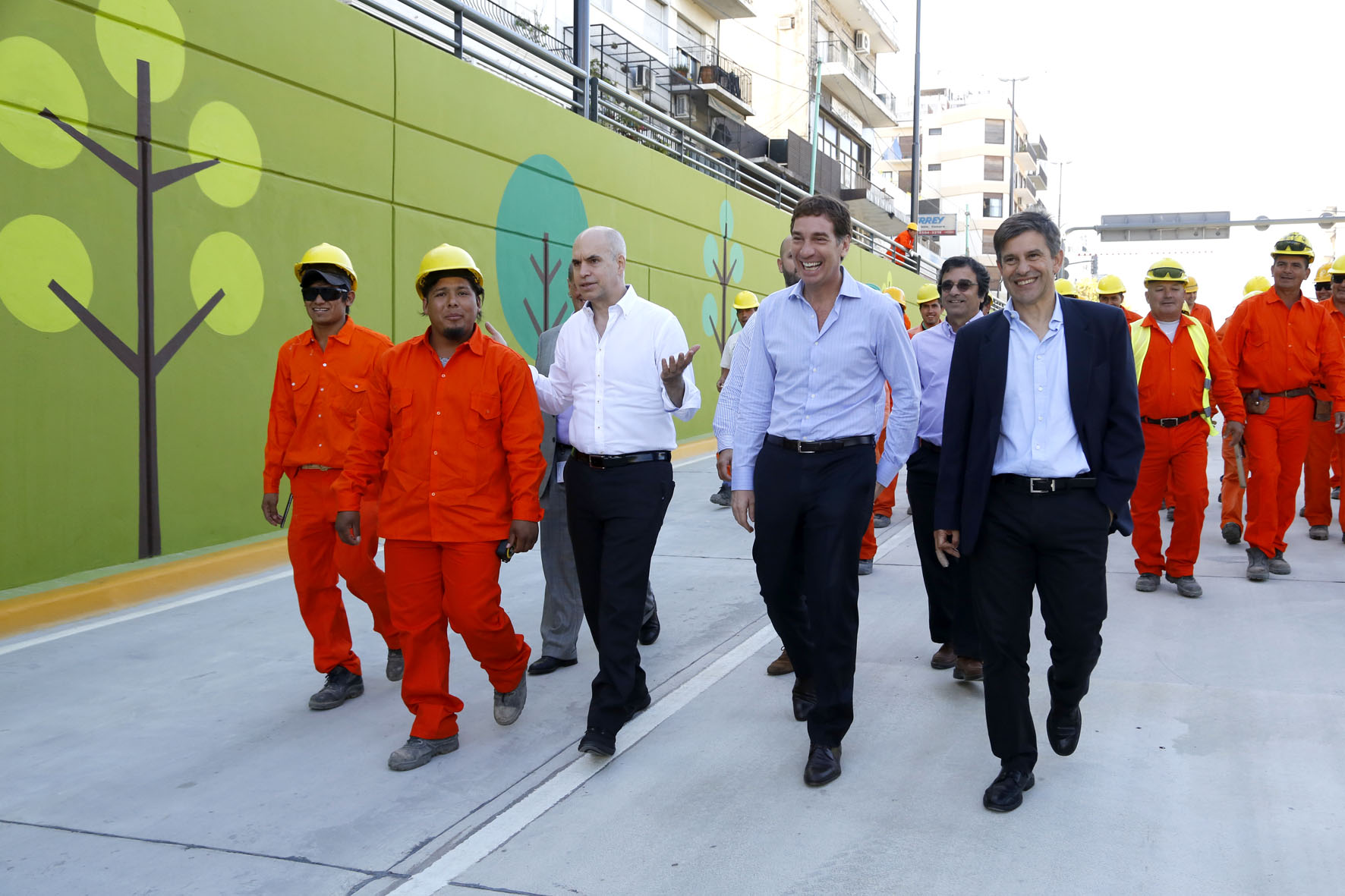 Se inauguró el Paso Bajo Nivel San Martín