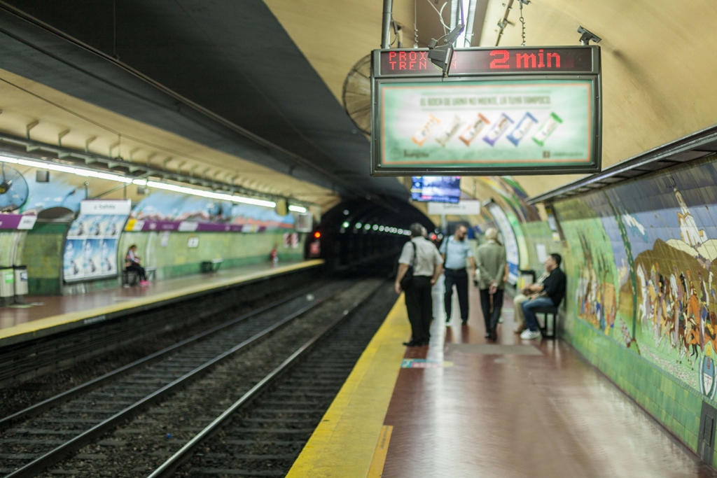 El sistema Próximo Subte ya está disponible en la Línea E