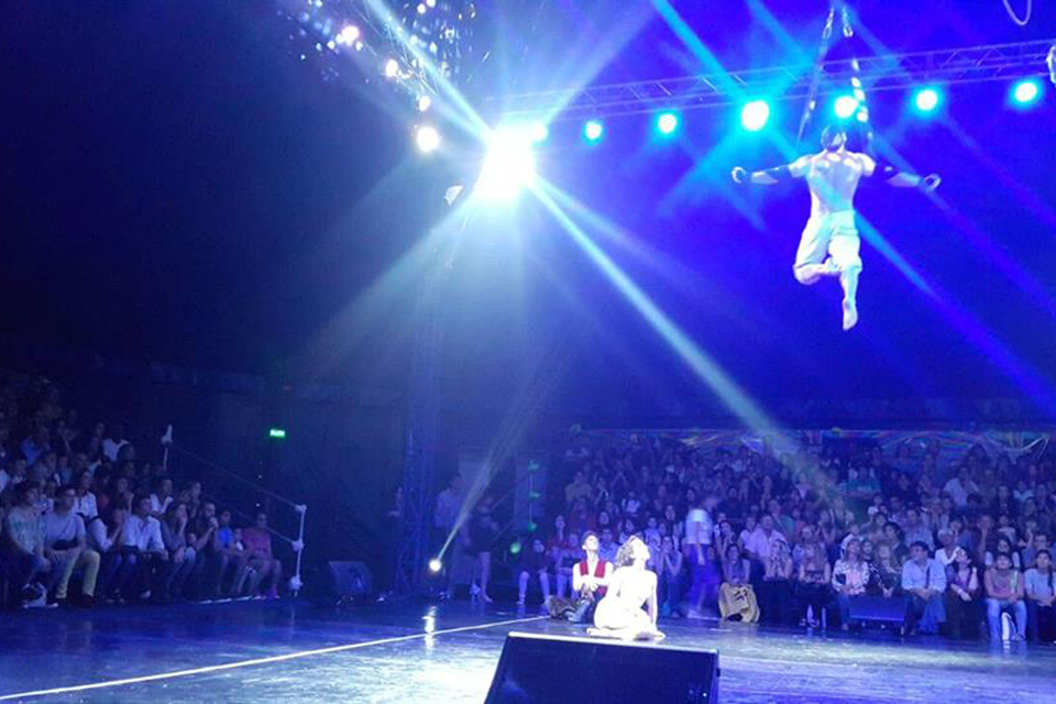 Continúa Tigrou, acrobacia en Polo Circo