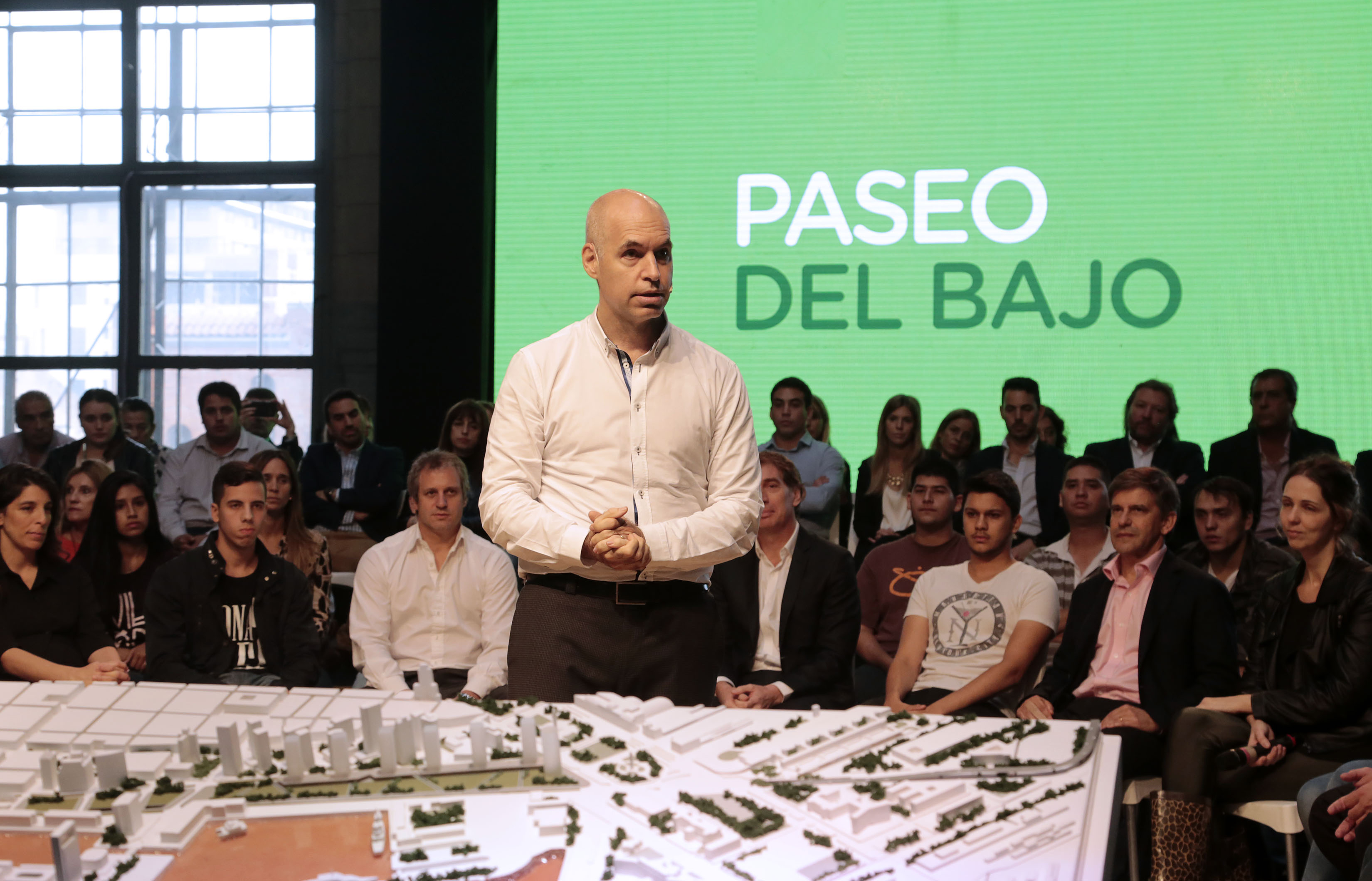El jefe de Gobierno presentó el “Paseo del Bajo”
