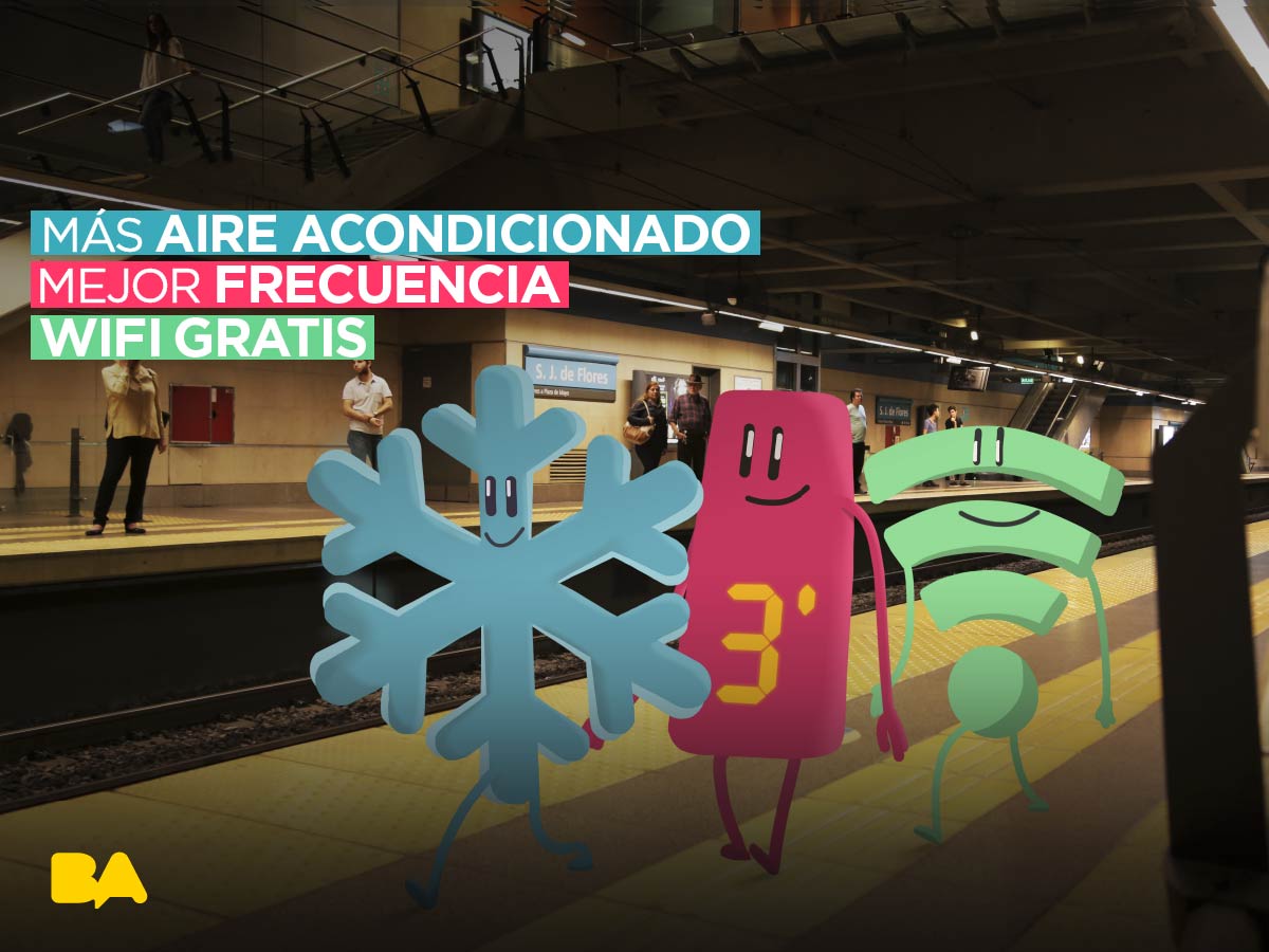 Está llegando un subte mejor