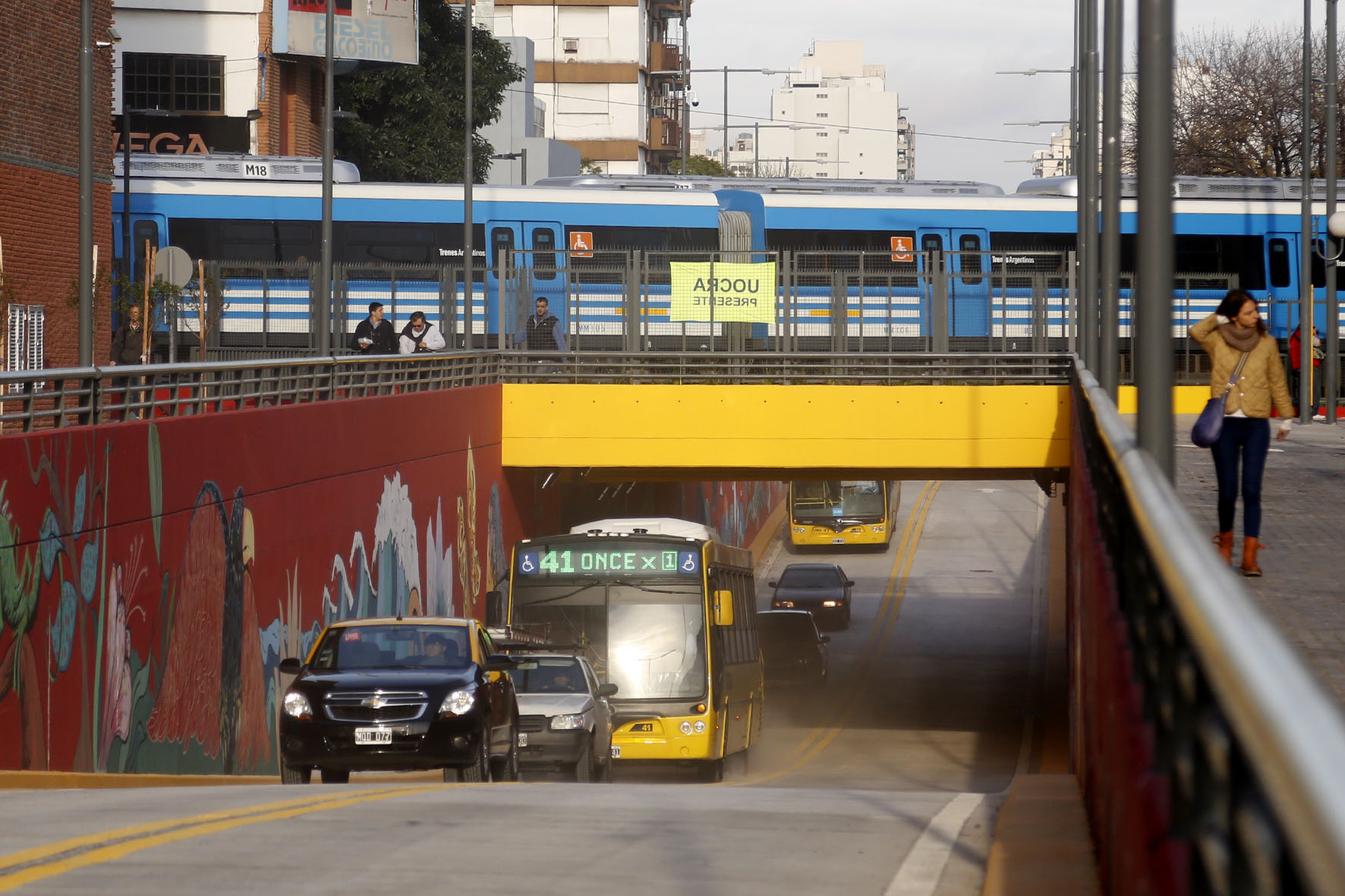 Se inauguró el paso bajo nivel de Av. Congreso