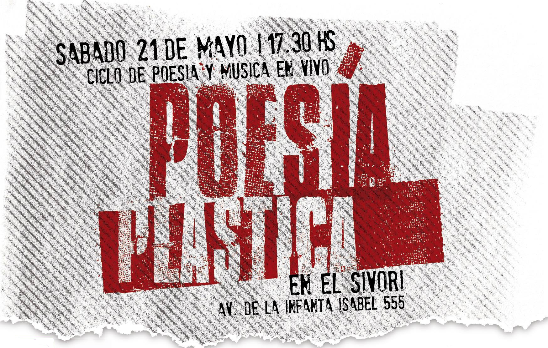Poesía y música en vivo. Sábado 21 de mayo, 17:30 hs