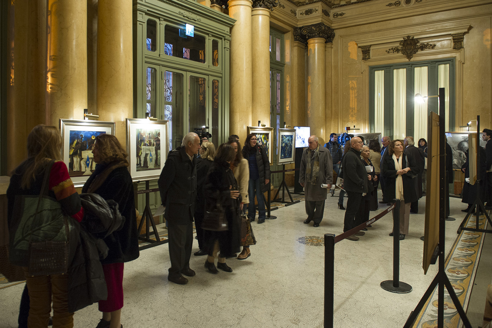 El Colón abrió sus puertas a una exhibición de pinturas