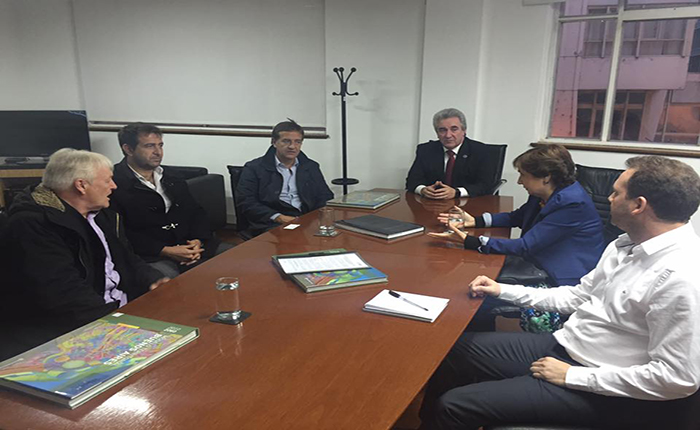 Con el Intendente de la Ciudad de Mendoza analizando las nuevas formas de Planeamiento y Desarrollo Urbano Inclusivos 