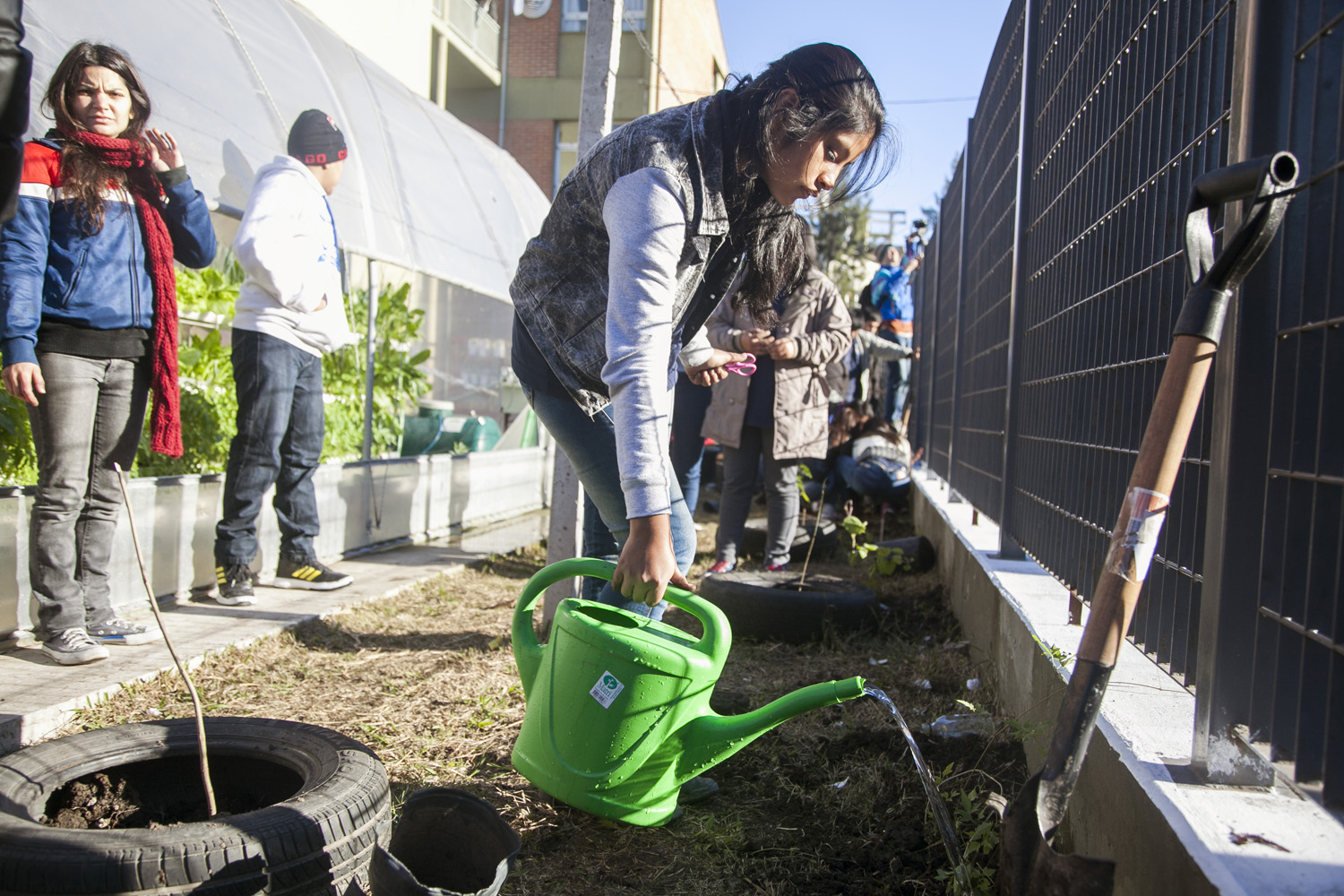 Alumnos del Polo Educativo Villa 20 celebraron el Día del Ambiente