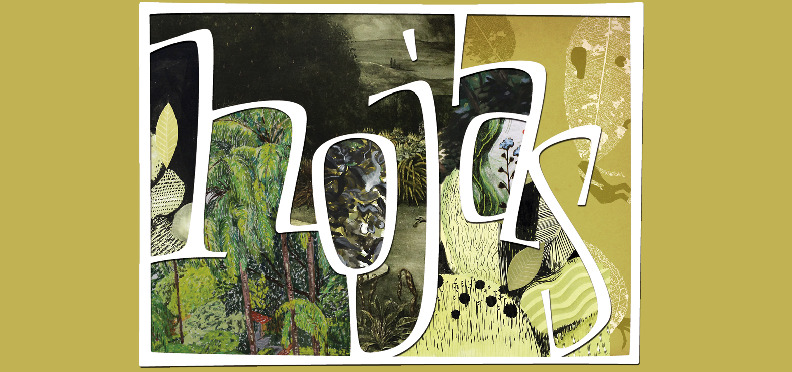 Muestra colectiva: HOJAS , Dibujos del jardín andaluz. Inaugura sábado 11 de junio a las 17hs.