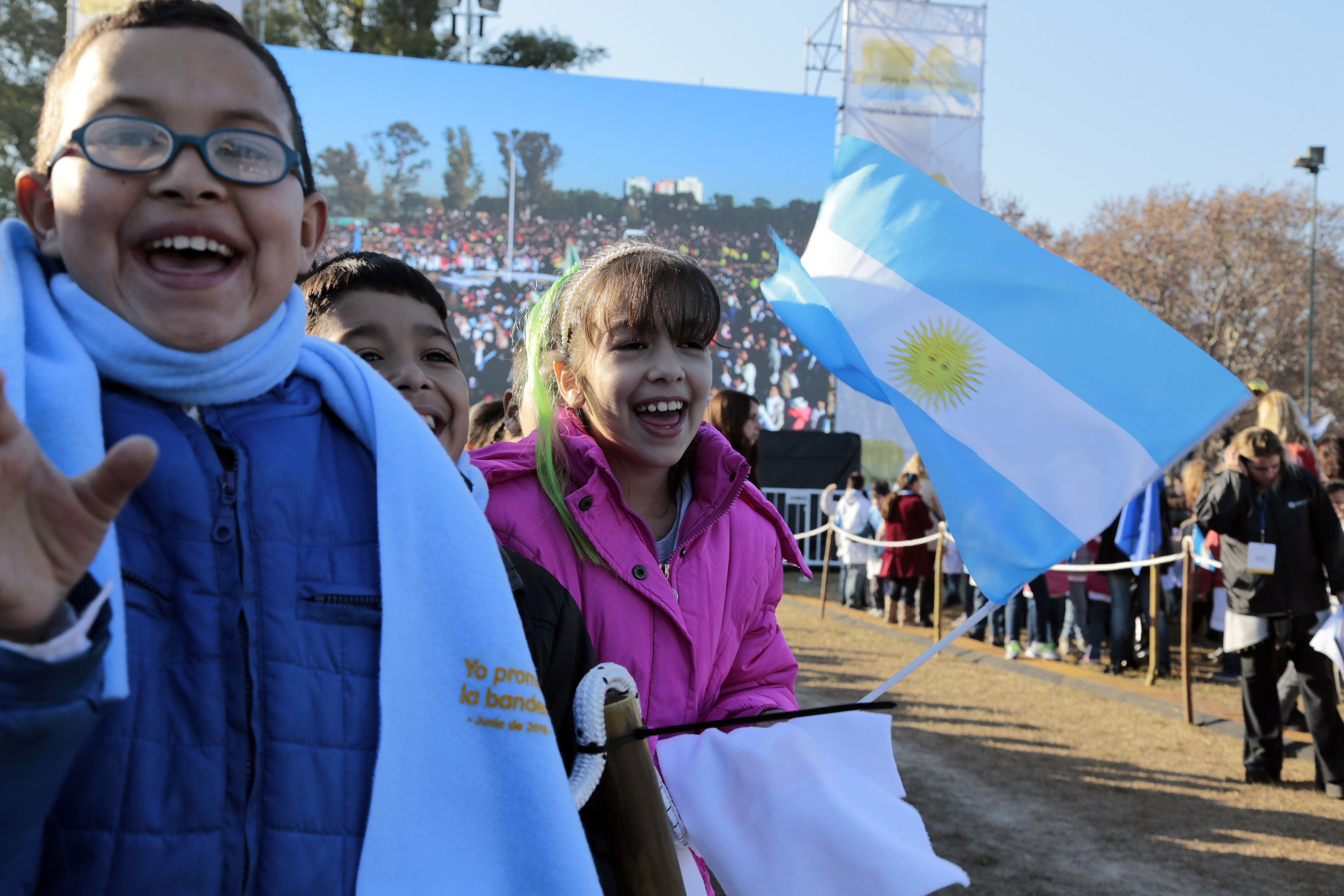 Fotogalería: los chicos de la Ciudad tuvieron su día en celeste y blanco