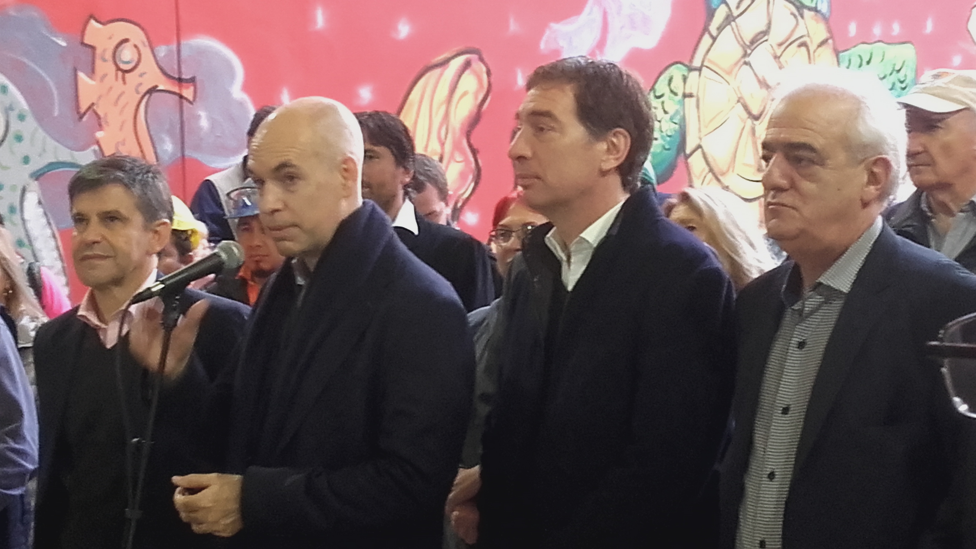 Inauguración del paso bajo nivel Congreso