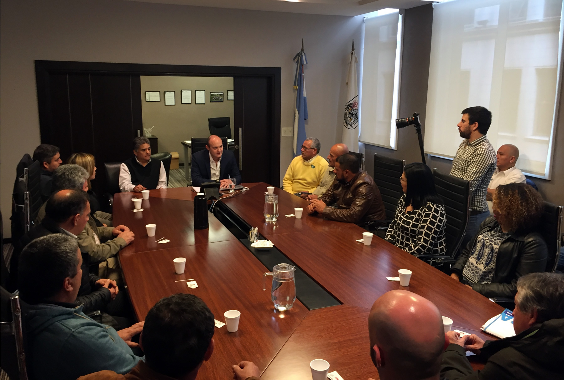 Ezequiel Jarvis recibió a sindicatos locales, de Chile y Brasil vinculados al sector de Limpieza