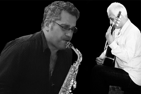 Guitarra y saxofón