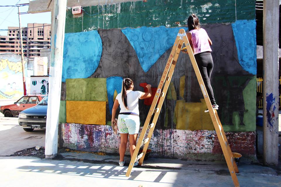 Los murales hechos por los vecinos