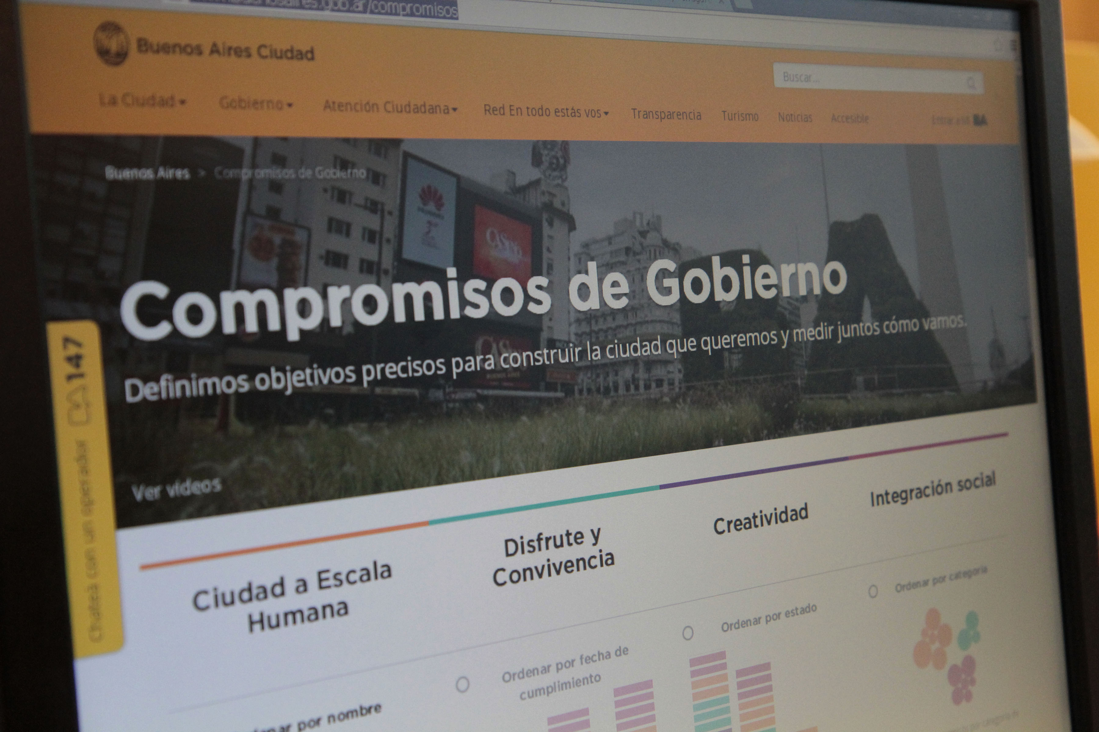 Una herramienta online para monitorear el avance de las iniciativas