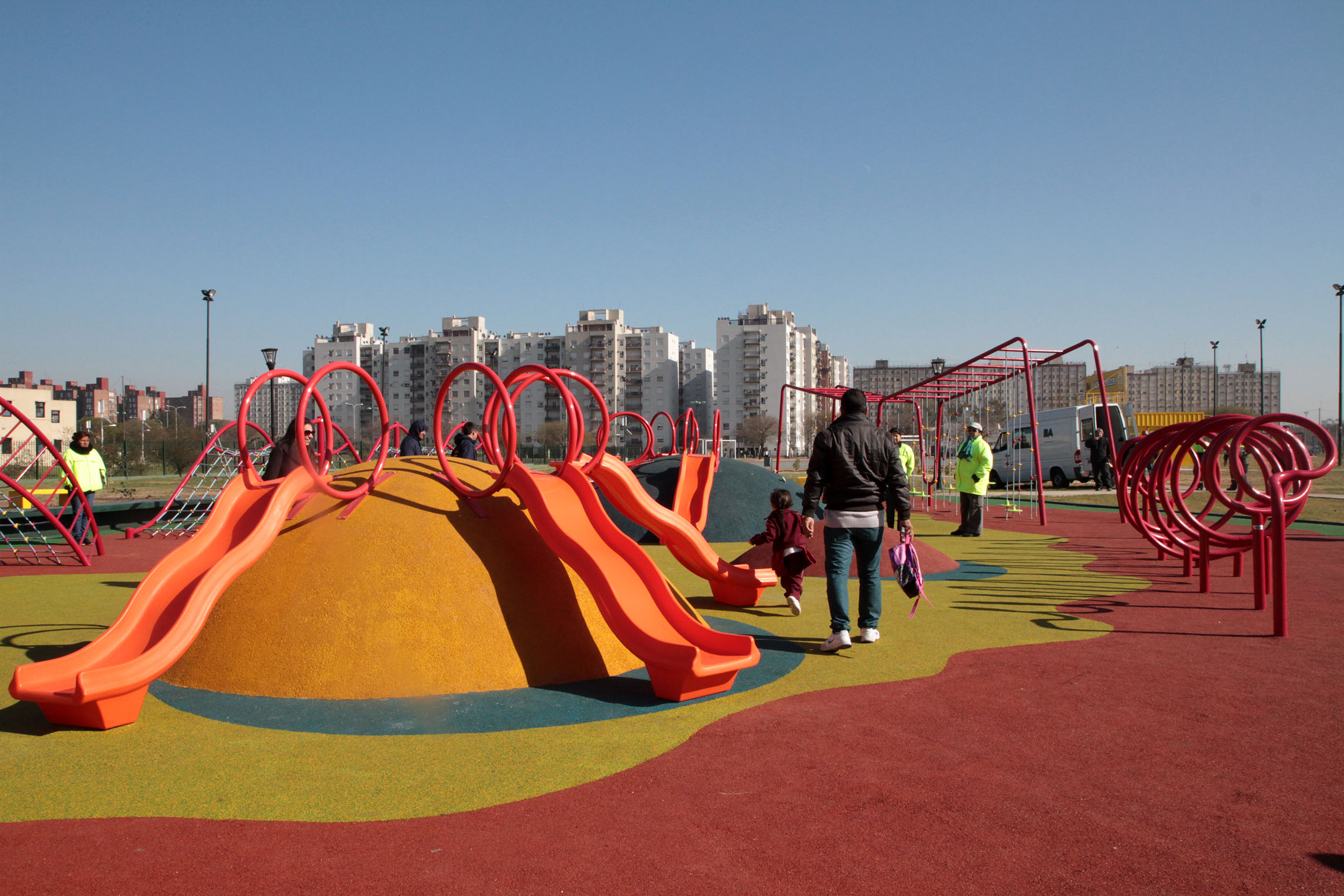 Los chicos adelantan los festejos en el Indoamericano