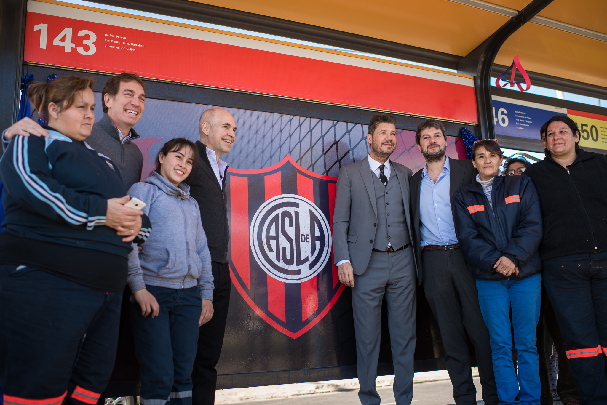 Los vecinos eligieron el nombre “San Lorenzo” para una de las estaciones del Metrobus Sur