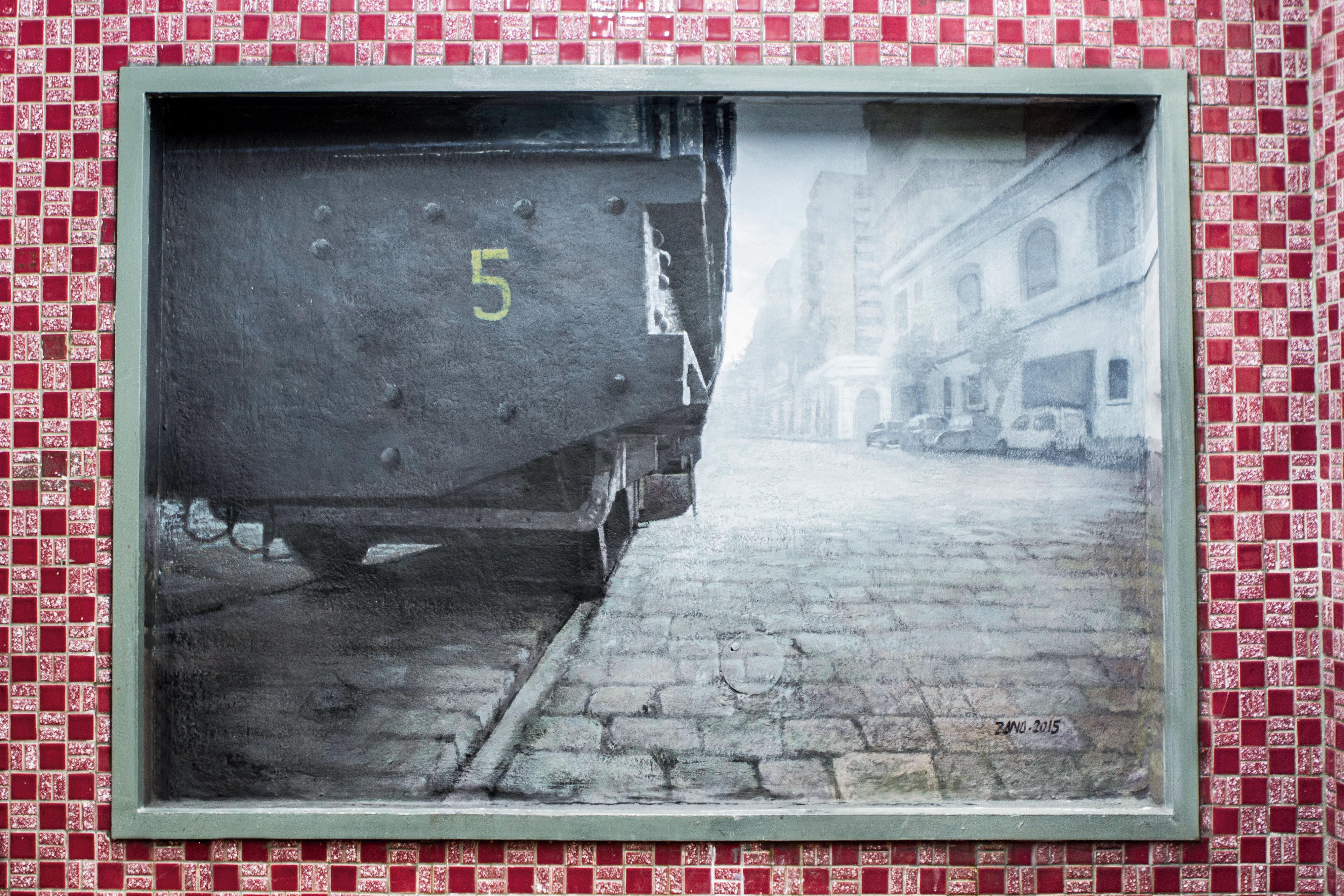 Un homenaje al tranvía en la Línea E