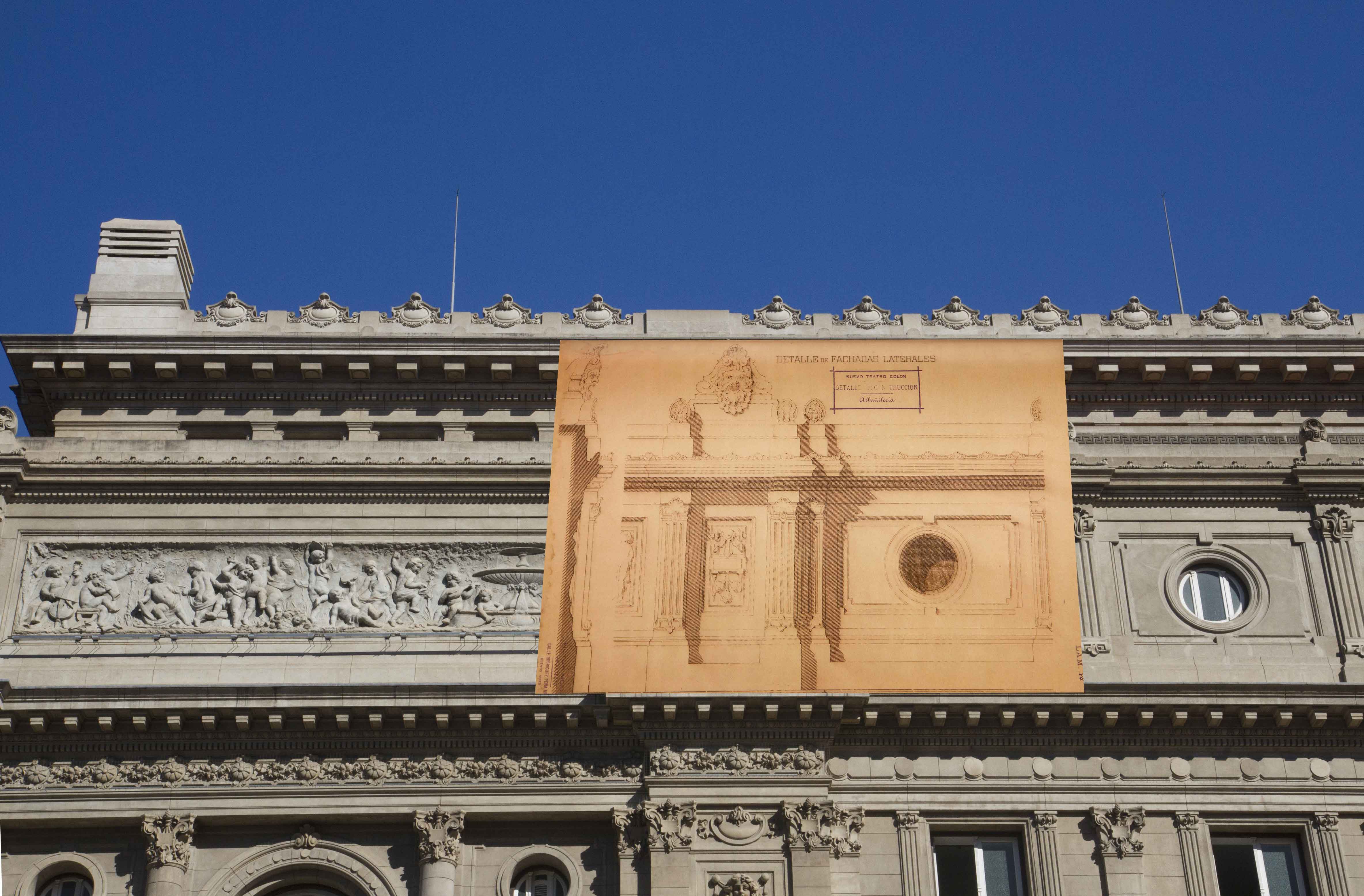 Los planos originales del Teatro Colón que se convirtieron en libro