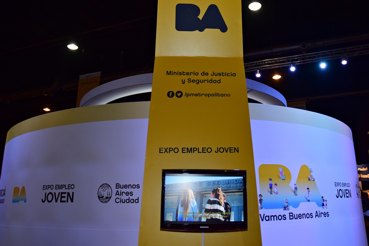 El Ministerio de Justicia y Seguridad participó de Expo Empleo Joven