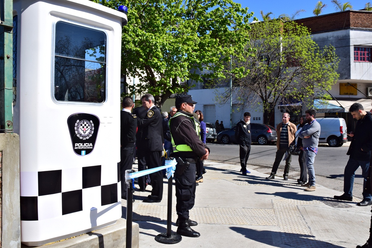 Se inauguró garita de seguridad en la Comuna 15