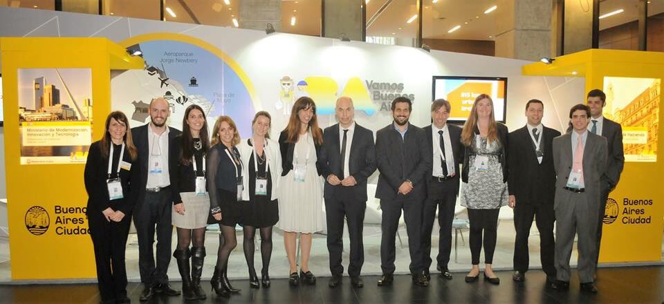  Foro de Inversiones: Rodriguez Larreta y Mura visitaron el stand del gobierno porteño