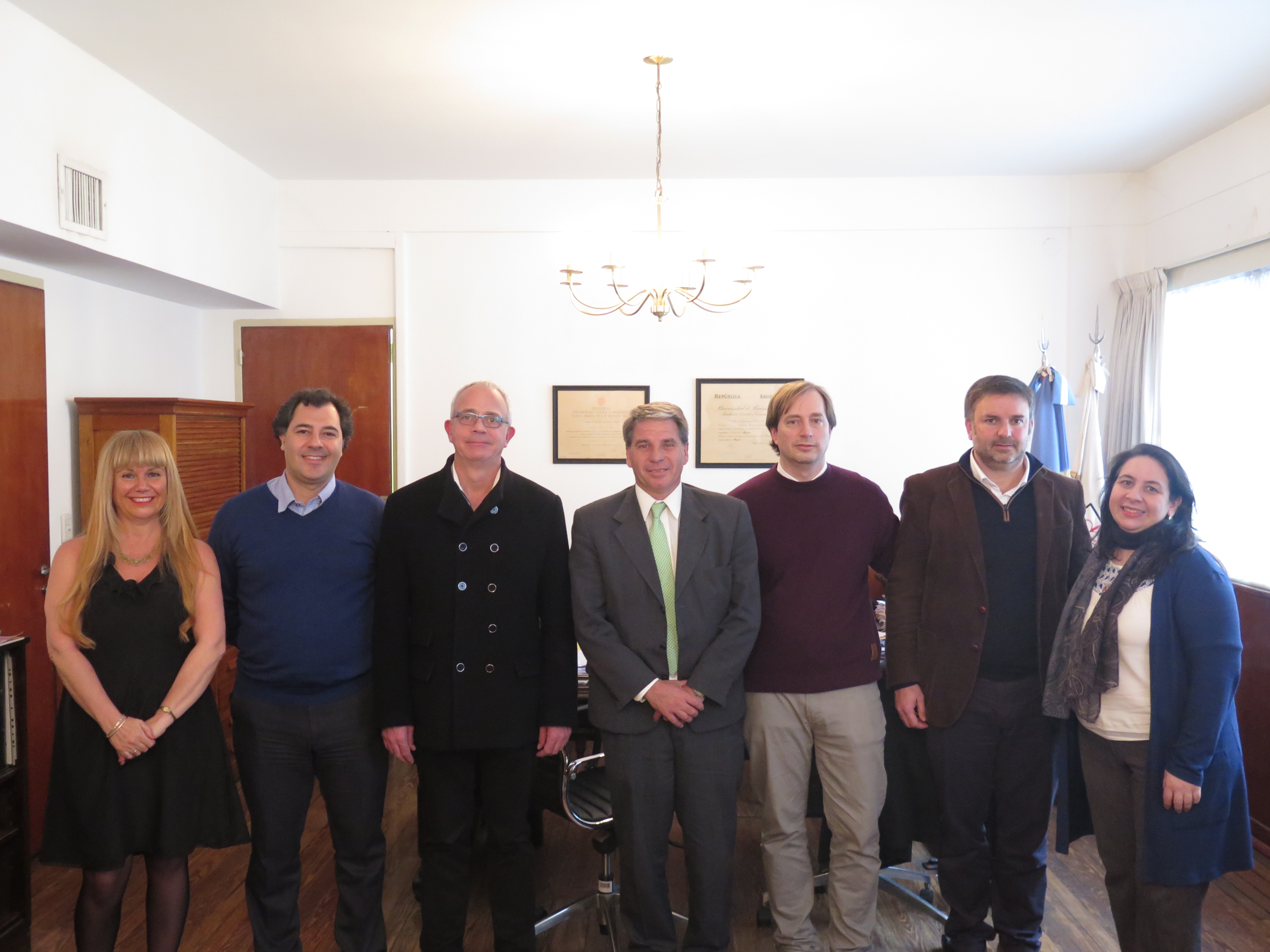 Reunión del Subsecretario de Gobierno del Ministerio de Gobierno de la Ciudad, Dr. Gustavo Gesualdo y su equipo, con el Procurador General de la Ciudad, Dr. Gabriel M. Astarloa