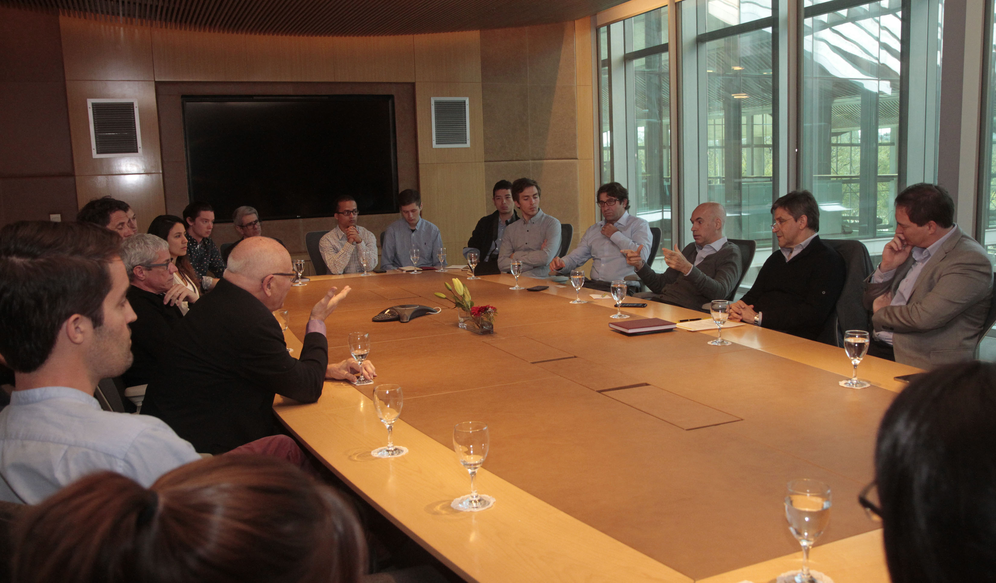 El Jefe de Gobierno recibió a un grupo de arquitectos de Harvard Graduate School of Design
