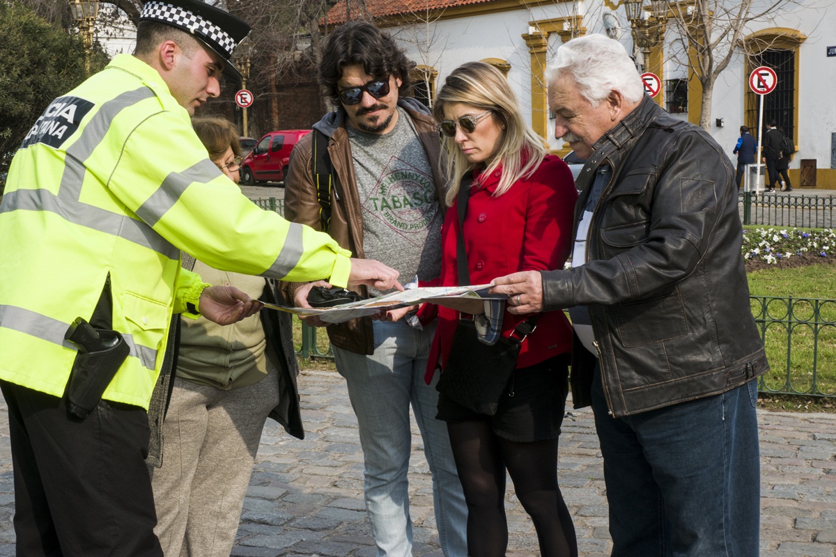 La policía de los turistas
