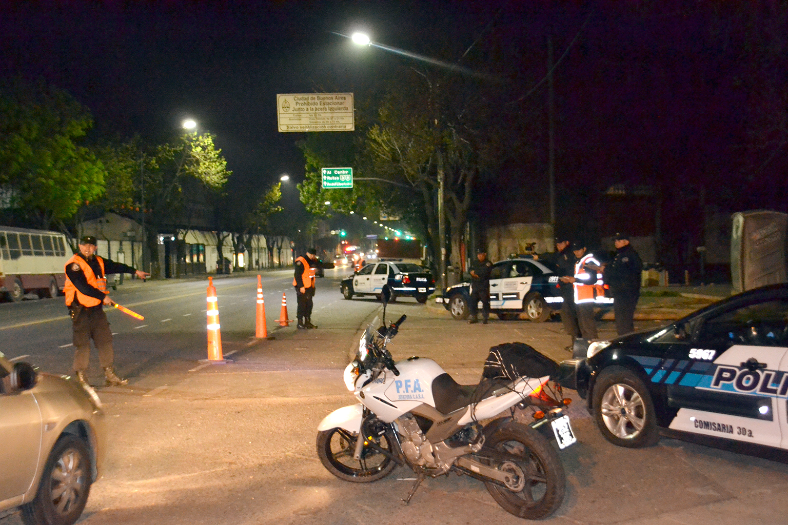 Más controles en los puentes de ingreso a Capital Federal