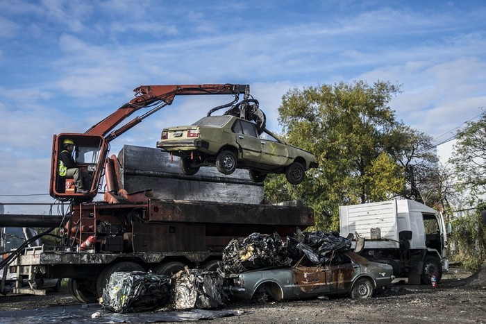 Los autos abandonados a beneficio del Hospital Garrahan