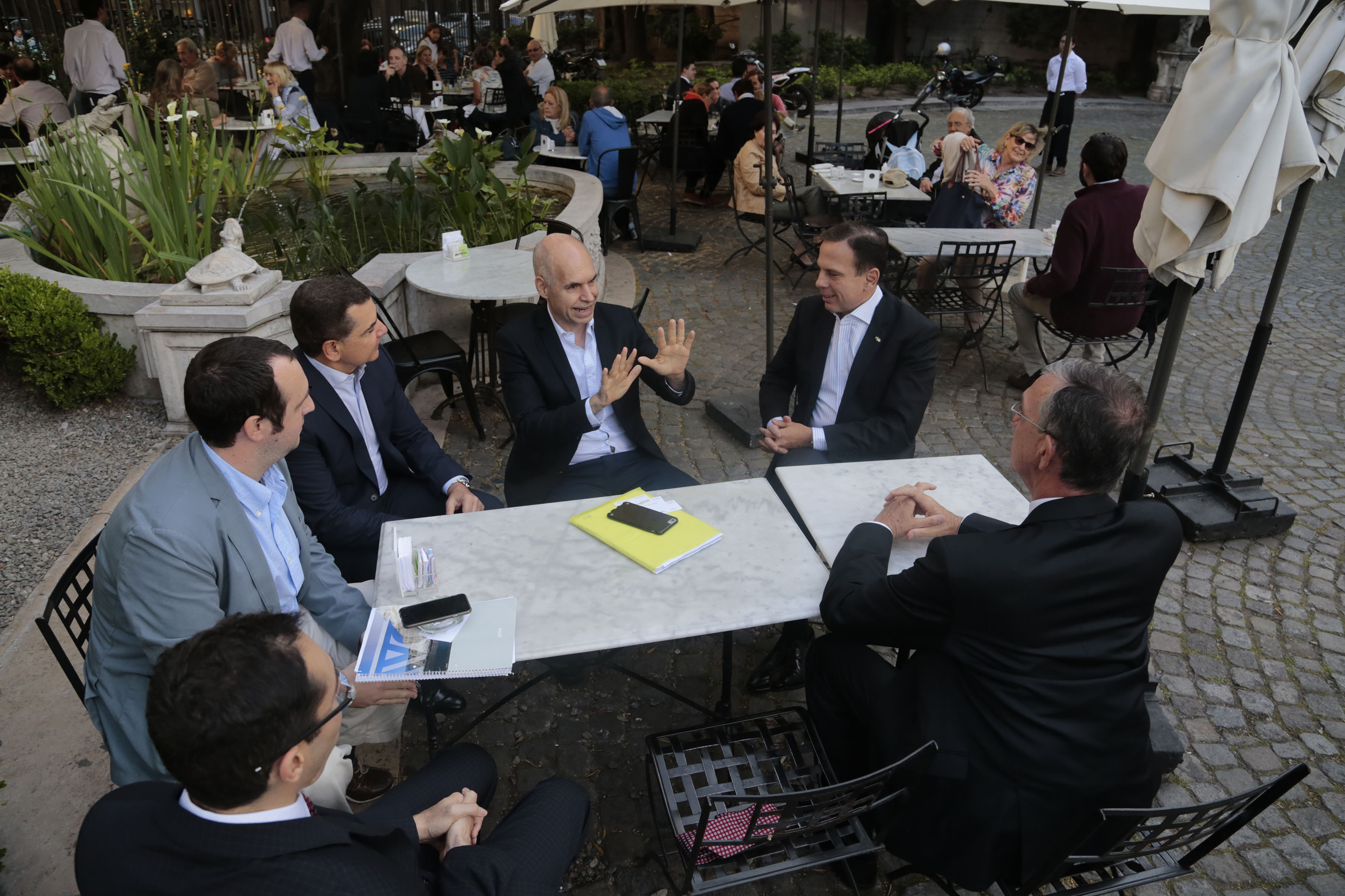 Rodríguez Larreta se reunió con Joao Doria, Prefeito electo de San Pablo