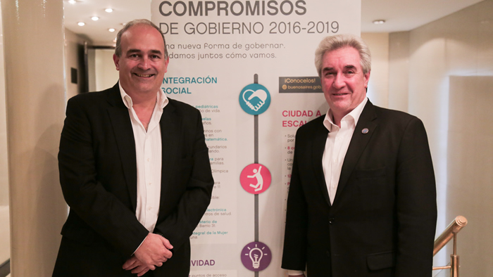 El Ministro Eduardo Macchiavelli, presente en los 20 años del CoPE