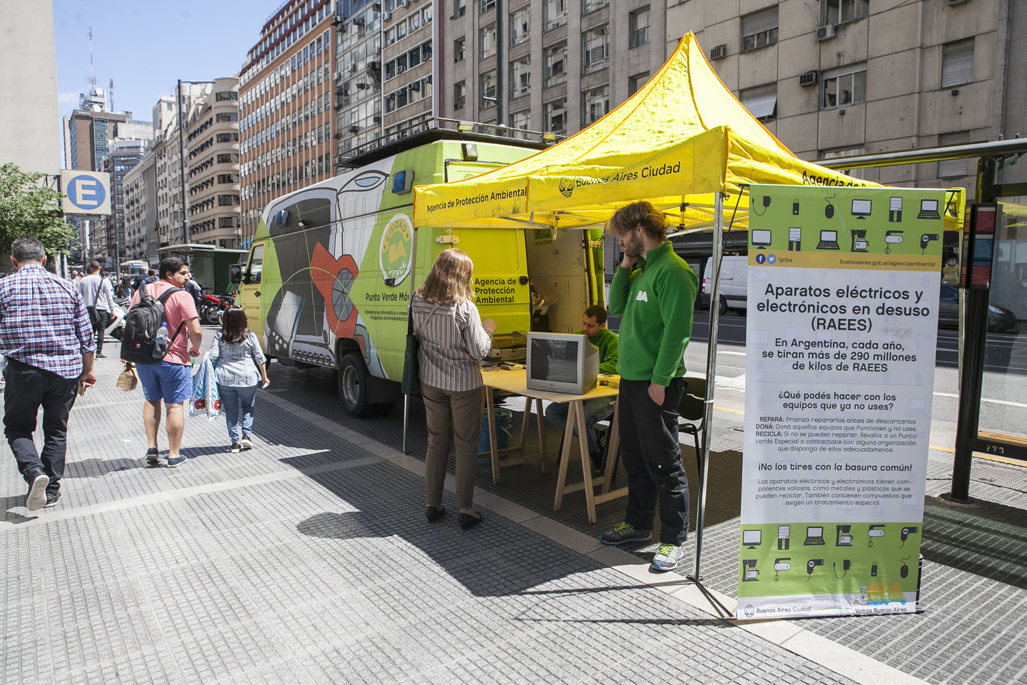 Creció más del 200% la cantidad de aparatos eléctricos y electrónicos que los vecinos entregan para reciclar