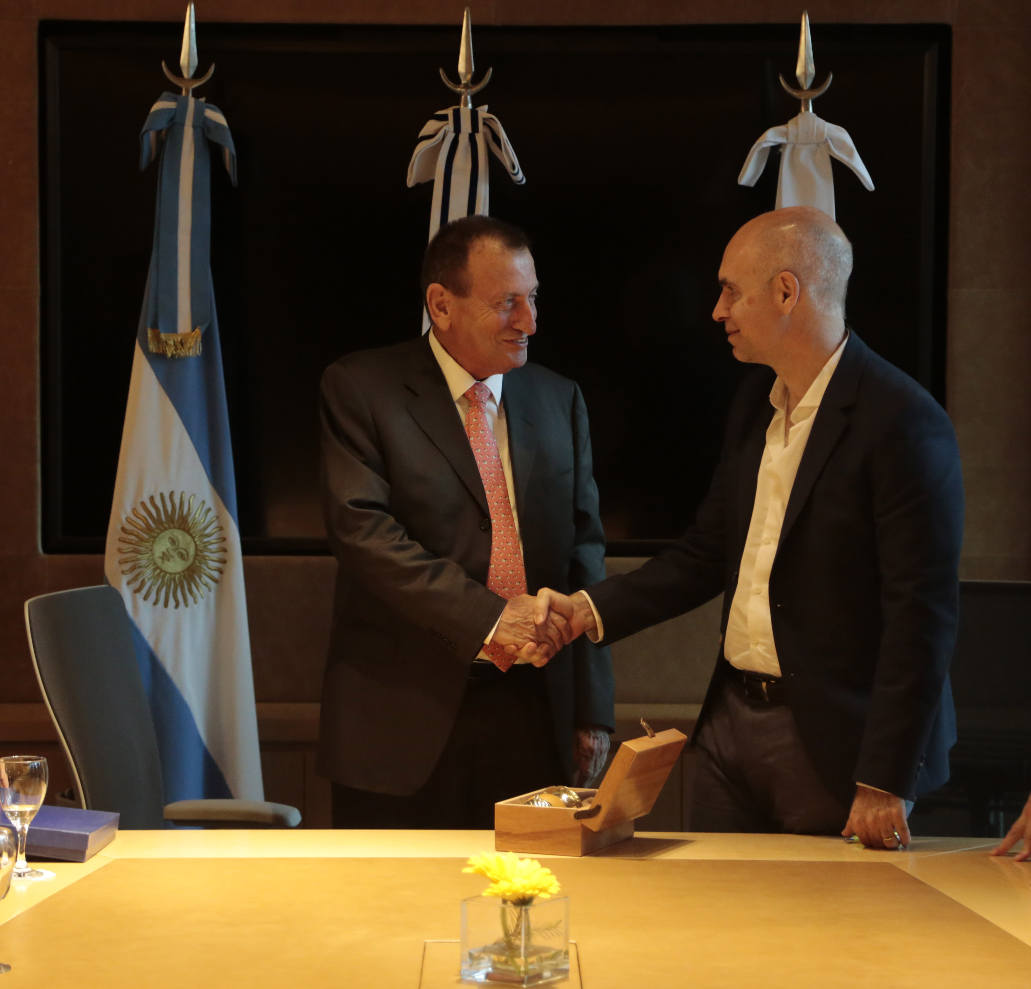El Jefe de Gobierno recibió al alcalde de Tel Aviv