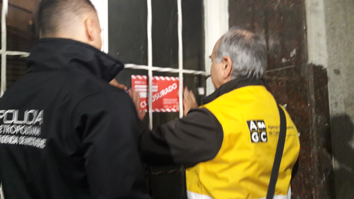 Operativo conjunto en un casino ilegal